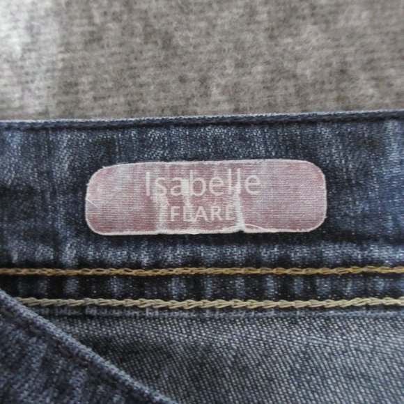 Gloria Vanderbilt Women's Isabelle Jeans Mid Rise Flare Size 10 - Picture 6 of 7